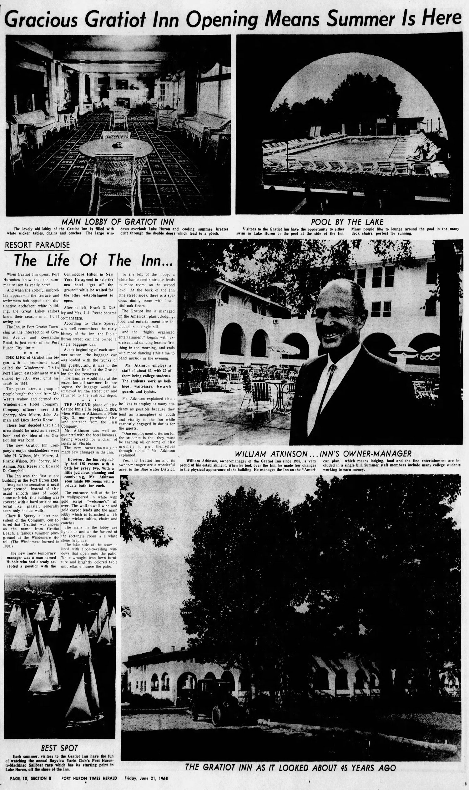 Gratiot Inn (Windemere Hotel) - June 21 1968 Article On Gratiot Inn (newer photo)
